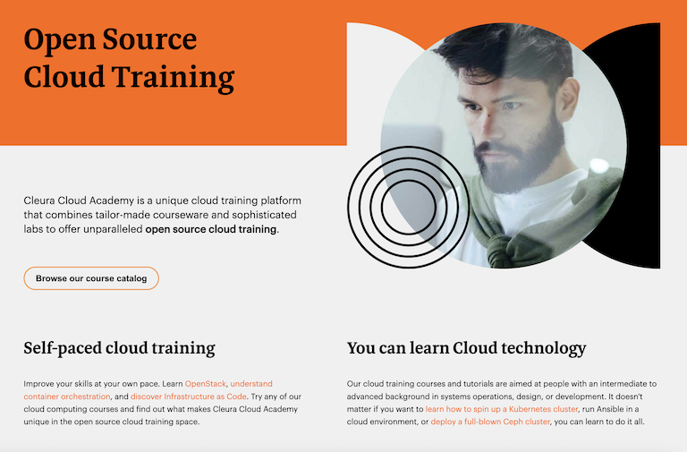 Cleura Cloud Academy Screenshot
