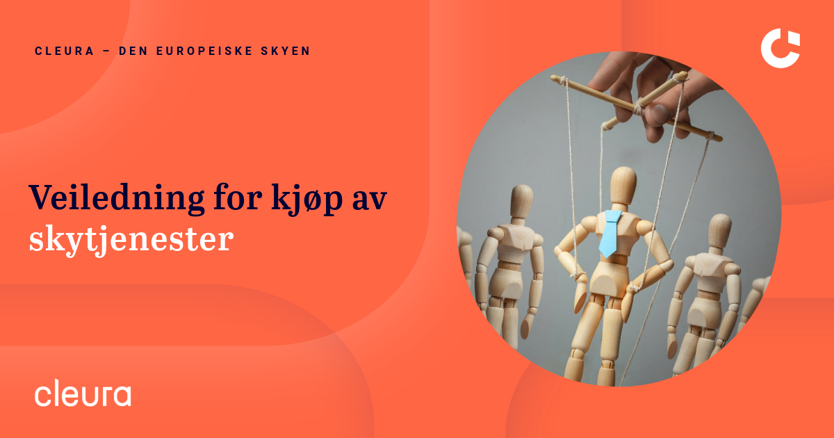 Vær kritisk til både intern og ekstern informasjon - Veiledning for kjøp av skytjenester - Cleura